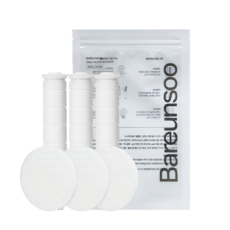 Bareun Soo Daily過濾蓮蓬頭用替換濾芯 3入, 1袋, 無香
