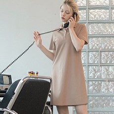 DURAN POLO領短袖連身裙 DTF3S-5096