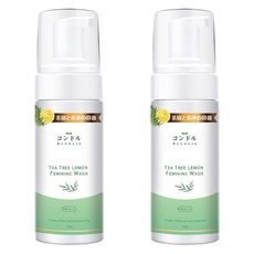 康朵 茶樹青檸抑菌私密慕斯 女性私密清潔 抑菌除臭, 150ml, 2瓶