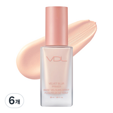 VDL 絲絨柔焦妝前乳 30ml, 6瓶, 單色
