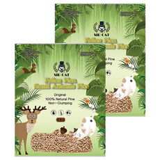 SIR CAT 貓爵士 松木貓砂 雙層貓砂盆專用 100%天然松木 低塵 超強吸收, 4.8kg, 2包