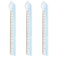 德德小品集 壓克力尺 大耳狗 3個, 大耳狗 藍色 + 透明, 1組