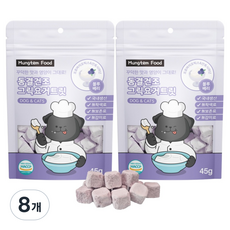 멍템 강아지 유산균 프로바이오틱스 그릭요거트릿 동결건조 간식, 45g, 8개, 블루베리