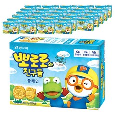 Binggrae 淘氣小企鵝造型餅乾 原味, 65g, 30盒