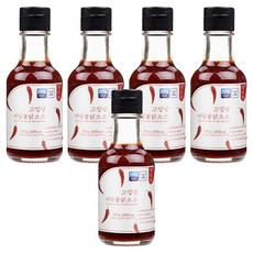 고맙당 저당 불닭 소스, 180g, 5개