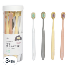 나무이야기 기능성 이중 초미세모 칫솔 4종 x 3p 세트, 3세트