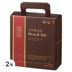 천양삼 6년근 고려홍삼정 어니스트 365 홍삼스틱 100p, 1kg, 2개 1kg, 2개