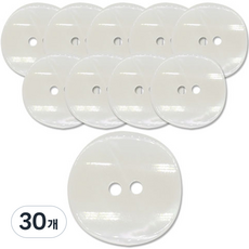 동대문단추왕 단추 15mm NS6, 아이보리, 30개