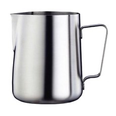 卡特屋 不鏽鋼拉花杯 350ml, 內雷射刻度款 不鏽鋼 銀色, 1個