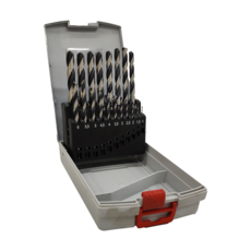 BOSCH 博世 台灣公司貨 金屬鑽頭19支組 1~10mm, 1組