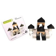 娃娃國 口袋隨身盒桌遊 隨身積木 TB-0050 101g, 混和顏色, 1組