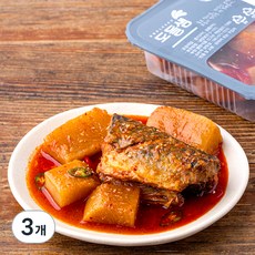 도들샘 고등어조림, 550g, 3개