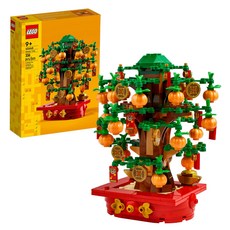 LEGO 樂高 積木 金錢樹, 336片零件，組裝樂趣無窮, 1盒