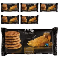 ALLBIO 허니 스트룹 와플 6p, 175g, 6개