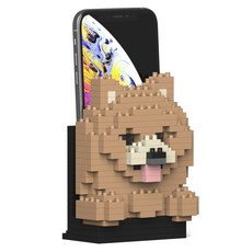 博美犬手機支架積木 S, 混合色