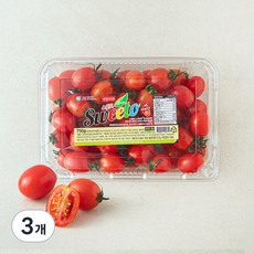 스윗토 스테비아 새콤 달콤한 대추방울토마토, 750g, 3팩