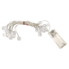 LED裝飾燈串電池 3m, 水晶 彩色, 1組