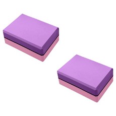 Sabina EVA 雙色瑜珈磚, 2個, 粉紅色