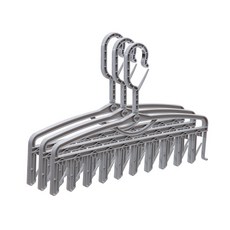 모나코올리브 양말정리 건조 옷걸이 3p, 그레이