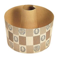 KAI 貝印 中孔蛋糕紙模 16.5cm用, 棕色, 1個