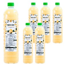 마야 NFC 레몬즙 주스, 6개, 1L