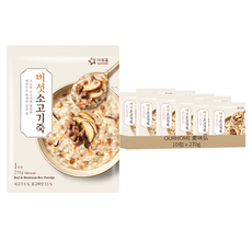 OURHOME 香菇牛肉粥, 10包, 270g
