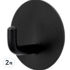 제이 강력한 벽걸이 후크, 블랙A, 2개