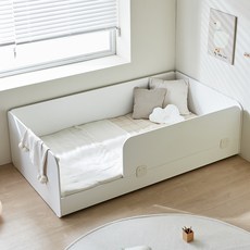 웰퍼니쳐 봄봄 저상형 침대 안전가드 1400 방문설치, 화이트