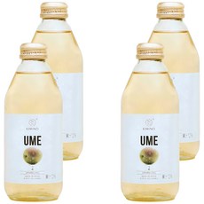 Kimino 和歌山梅子氣泡果汁飲, 4個, 250ml