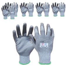 GUARDMAN 5級防割塗層手套 雙手套組, 6套