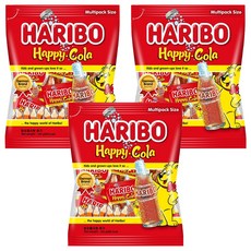 하리보 해피콜라 미니 젤리, 250g, 3개