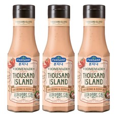 폰타나 사우전 아일랜드 드레싱, 250g, 3개