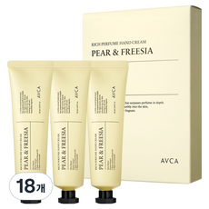 아브카 리치 퍼퓸 핸드크림 페어 앤 프리지아, 18개, 50ml