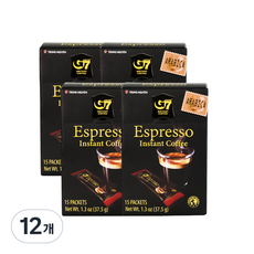 G7 即溶義式濃縮咖啡, 2.5g, 15條, 12盒