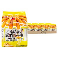 北田 蒟蒻糙米捲 蛋黃, 12套, 160g