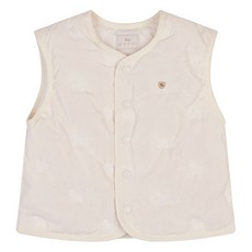 ETTOI 兒童木質壓紋保暖背心