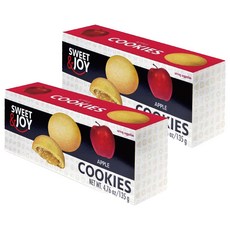 SWEET&JOY 甜心 蘋果醬夾心曲奇餅 135g 特選蘋果製成 內含蘋果餡, 2盒