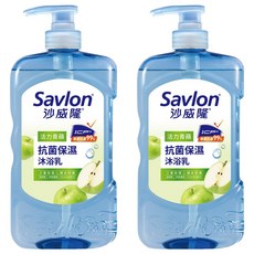 Savlon 沙威隆 台灣公司貨 抗菌保濕沐浴露 活力青蘋, 850g, 2個