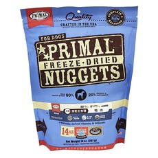 PRIMAL 派莫 原獵生食凍乾主食磚 犬用, 鴨肉, 396g, 1包
