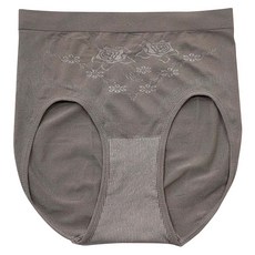 Amiss 機能感 全竹炭超彈高腰無縫內褲 高腰, 灰色