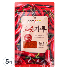 곰곰 고춧가루, 200g, 5개