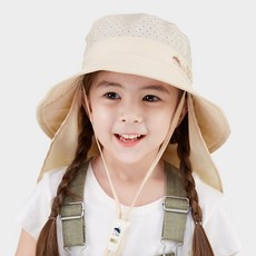 SUN GLADE 嬰幼兒童 防紫外線翻蓋帽+漁夫帽 露營帽