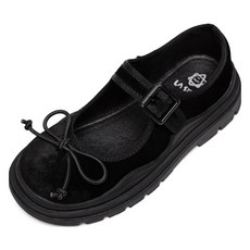 LA STELLA 女童蝴蝶結厚底瑪莉珍鞋