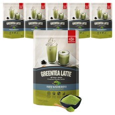 CAROMAN 綠茶拿鐵沖泡粉, 500g, 1包, 6包