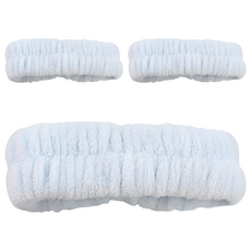 Icores 洗臉帶, 天藍色, 3個