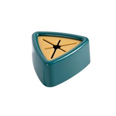 抹布塞掛架 Set 5個 ABS+矽膠材質 免釘牆, 2.3 x 5cm, 墨綠, 1組