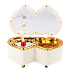 That's That愛心收納芭蕾舞娃娃音樂盒 A型, 白色