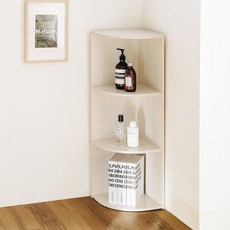 아이리스 코너선반, 오프화이트, 3단