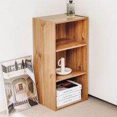 IRIS OHYAMA 愛麗思歐雅瑪 3層可調式書櫃收納櫃 MDB-3K, 米色