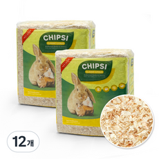 칩시 가문비 전나무 시트러스 소동물베딩, 12개, 1kg